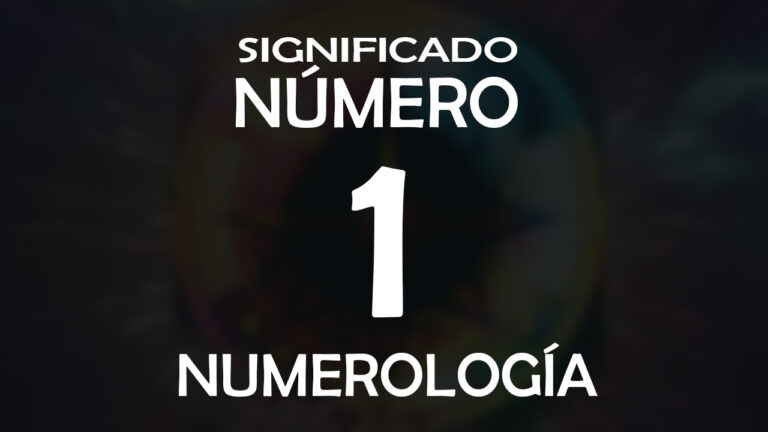 Significado número 1 en la numerología